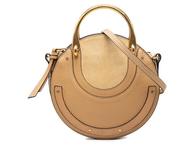 Sac à main et sac à bandoulière Chloé Chloe Pixie Marron Beige