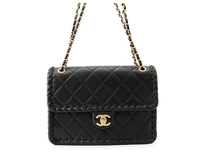 Borsa a mano Chanel Matelassé Nera Nero