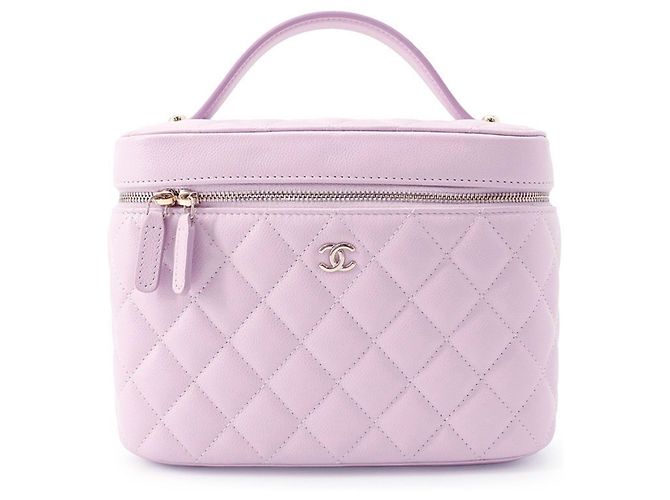 Sac Vanity Chanel Matelassé Violet