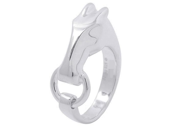 Ring Anillo Hermès Galop en Plata 925