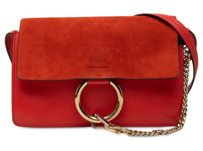 Borsa a tracolla Chloé Faye Rosso