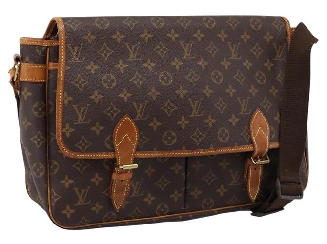 LOUIS VUITTON Monogram Gibeciere GM Shoulder Bag M42246 LV Auth ka6404 Monograma