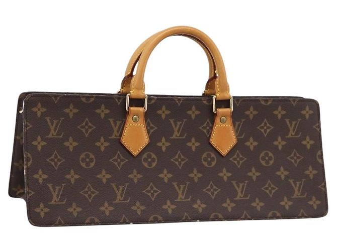 LOUIS VUITTON Monogram Sac Triangle Hand Bag M51360 LV Auth gh2339A Monogramme
