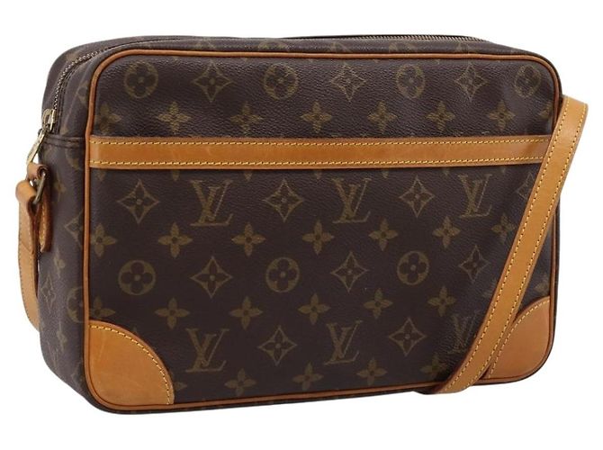 Bolsa de Ombro LOUIS VUITTON Monogram Trocadero 27 M51274 LV Auth ep16237A Monograma