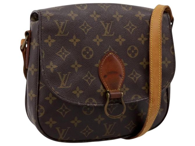 LOUIS VUITTON Monogram Saint Cloud GM Shoulder Bag M51242 LV Auth ep16023 Monogramm