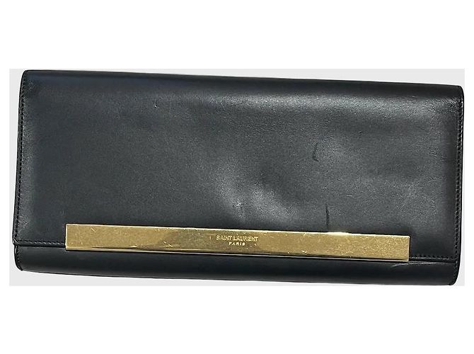 Autre Marque Saint Laurent Clutch schwarz