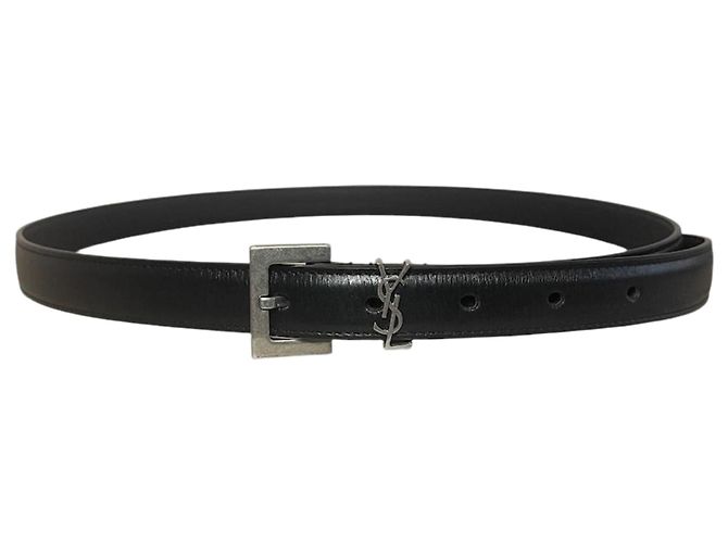 Autre Marque Cinto Saint Laurent Cassandre preto T.85