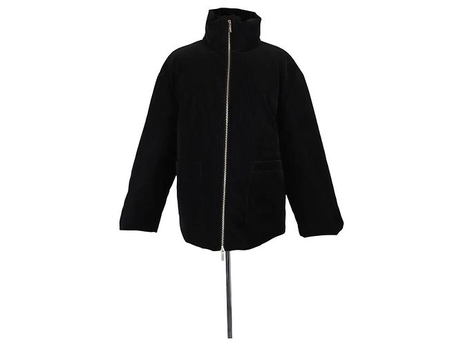 Armani Exchange Schwarzer Mantel aus Synthetik Herren M