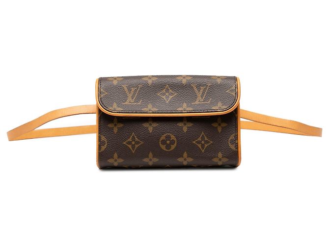 Louis Vuitton Monogram Pochette Florentine Gürteltasche Braun
