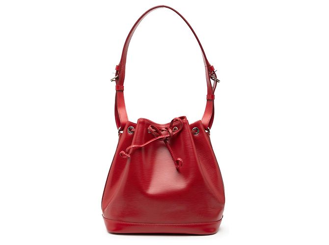Bolsa de balde Louis Vuitton Epi Petit Noe vermelha Vermelho