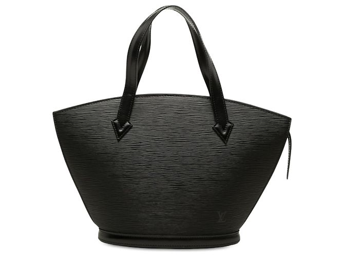 Bolsa de mão Louis Vuitton Epi Saint Jacques PM preta com alça curta Preto