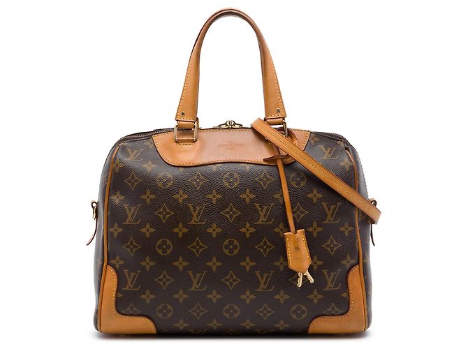 Borsa Satchel Louis Vuitton Monogram Retiro PM Marrone