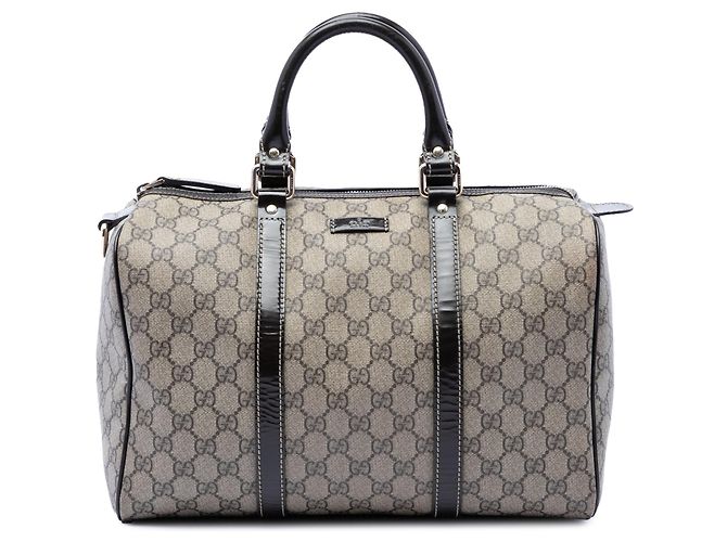 Bolsa Boston Gucci Joy Medium GG Supreme Bege