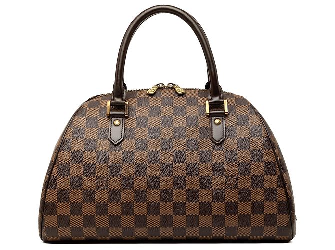 Louis Vuitton Damier Ebene Ribera MM Handtasche Braun