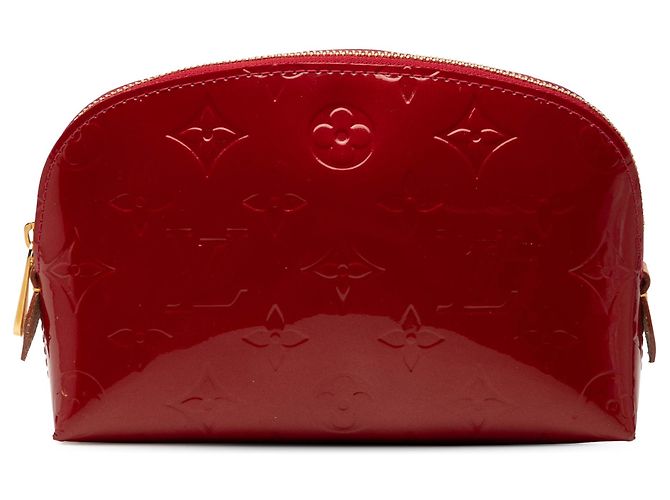 Necessaire Louis Vuitton Monogram Vernis rossa Rosso