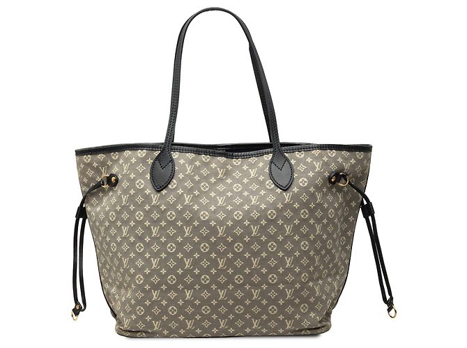 Saco Tote Louis Vuitton Monogram Idylle Neverfull MM Cinza