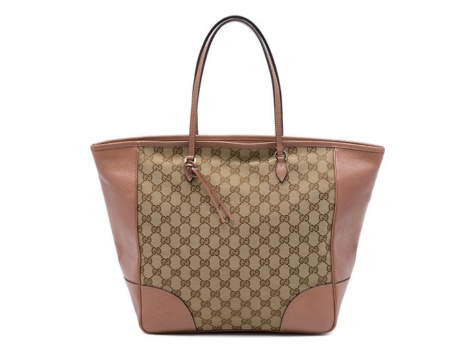 Bolsa Tote Gucci GG Canvas Bree Bege