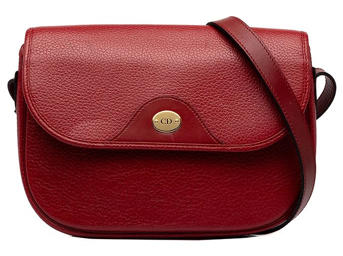 Autre Marque Sac à épaule Dior en cuir rouge