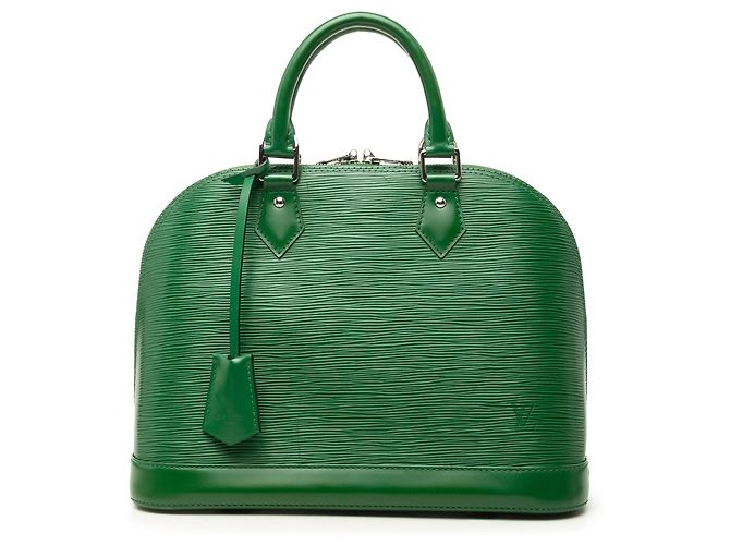 Louis Vuitton Epi Alma PM Handtasche Grün