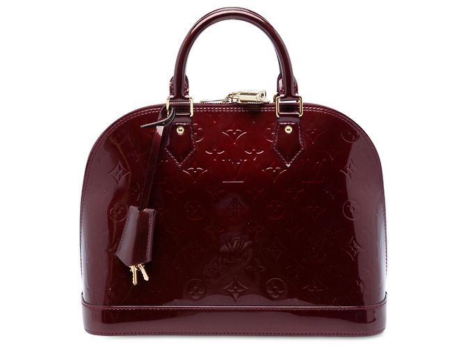 Louis Vuitton Monogram Vernis Alma PM Handtasche rot