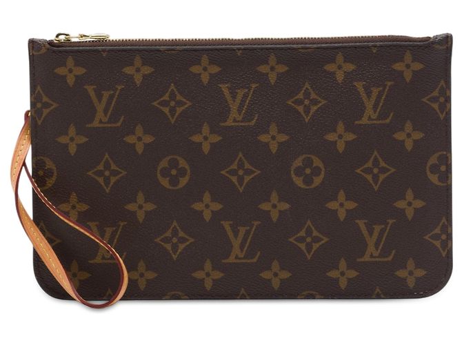 Bolsa Louis Vuitton Monogram Neverfull MM Castanha Marrom
