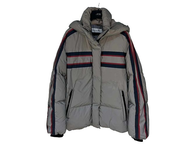 Autre Marque Dior Jacke Silber Reflektierend Gesteppt Mehrfarben