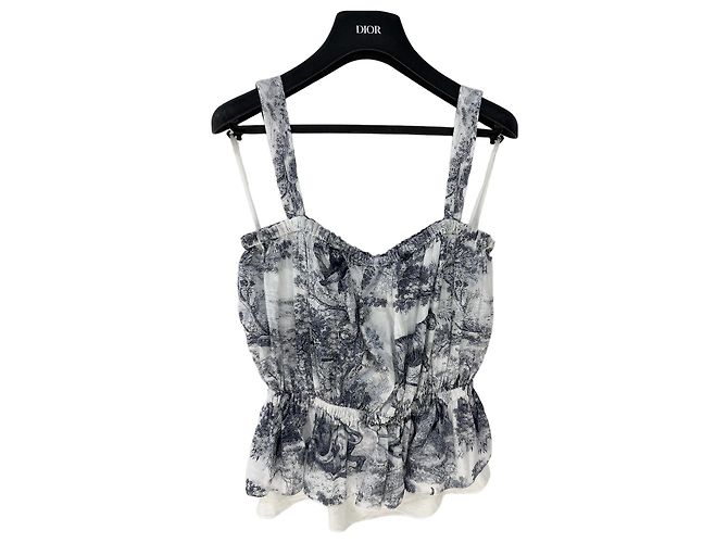Autre Marque Top Camisola Dior Estampa de Animais Algodão Multicolorido Multicor