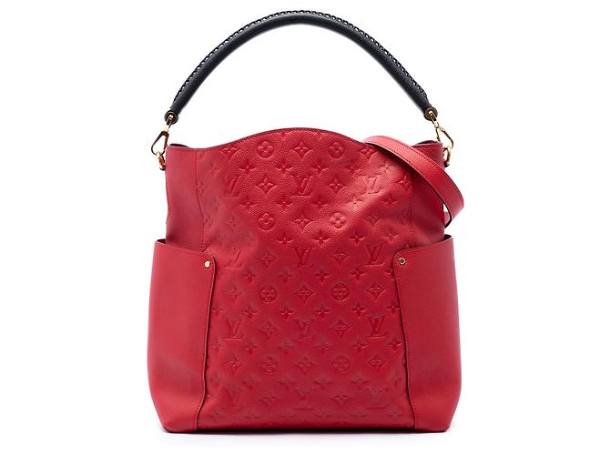 Bolso Satchel Bagatelle Louis Vuitton Monogram Empreinte Rojo Roja
