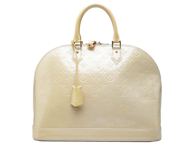 Bolsa Louis Vuitton Monogram Vernis Alma GM Bege