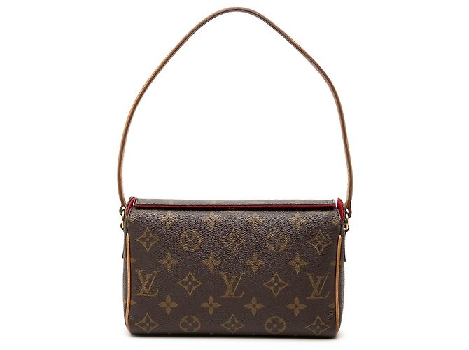 Borsa a tracolla Louis Vuitton Monogram Recital Marrone