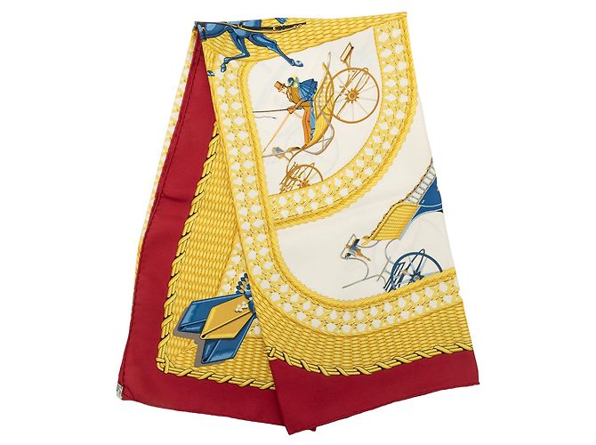 Pañuelo de seda Multi Hermès Les Voitures a Transformation 90 Multicolor