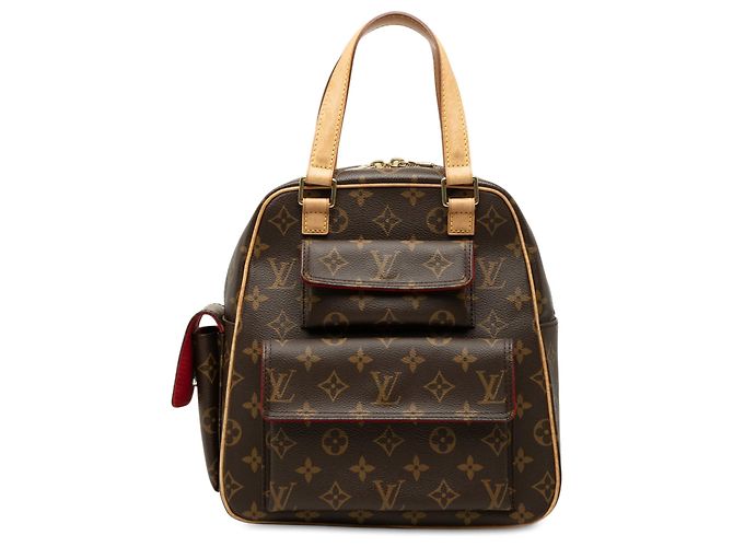 Sac à main Louis Vuitton Monogram Excentri Cite Marron