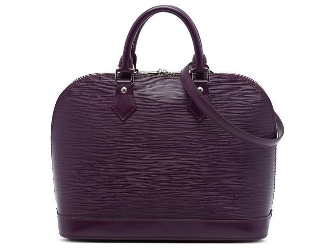 Bolsa Louis Vuitton Epi Alma PM Roxa Roxo