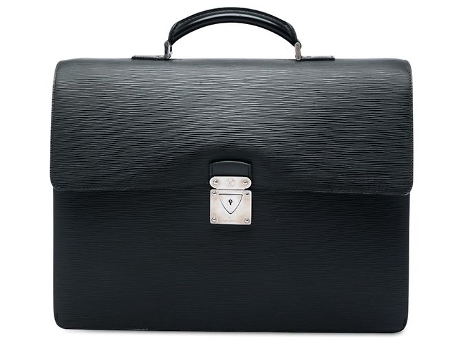 Borsa Business Louis Vuitton Epi Robusto 2 Nera Nero