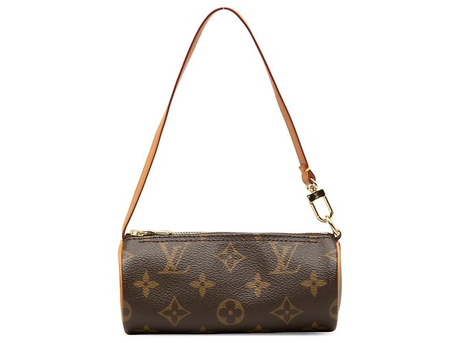 Louis Vuitton Monogram Papillon Pochette Handtasche Braun
