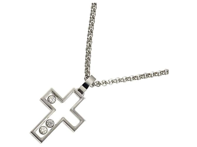 Colar Cruz Chopard Happy Diamonds