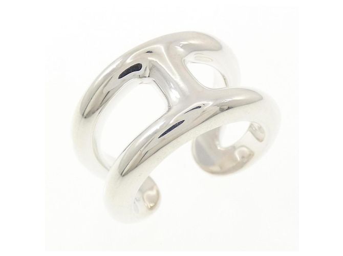 Ring Anillo de Banda Hermès Osmo's Small en Plata