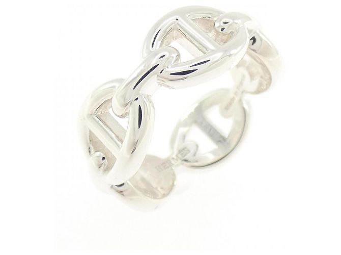 Ring Anello Hermès Chaine d'Ancre Enchainée in Argento 925