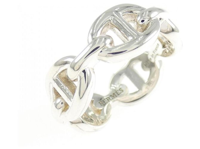 Ring Anel Hermès Chaine d'Ancre Enchainée