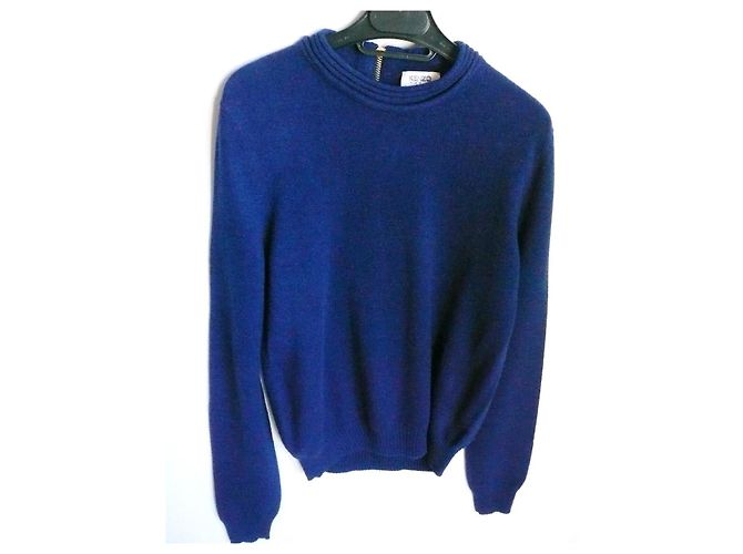 Kenzo Kaschmirpullover Violettblau