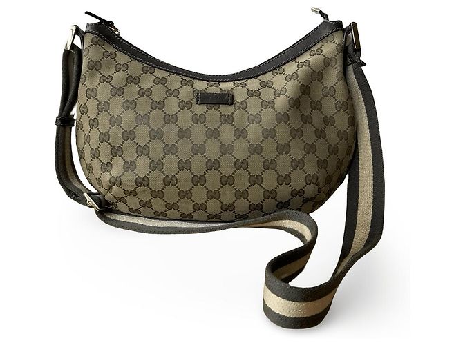 Borsa a tracolla Gucci monogramma GG in tessuto