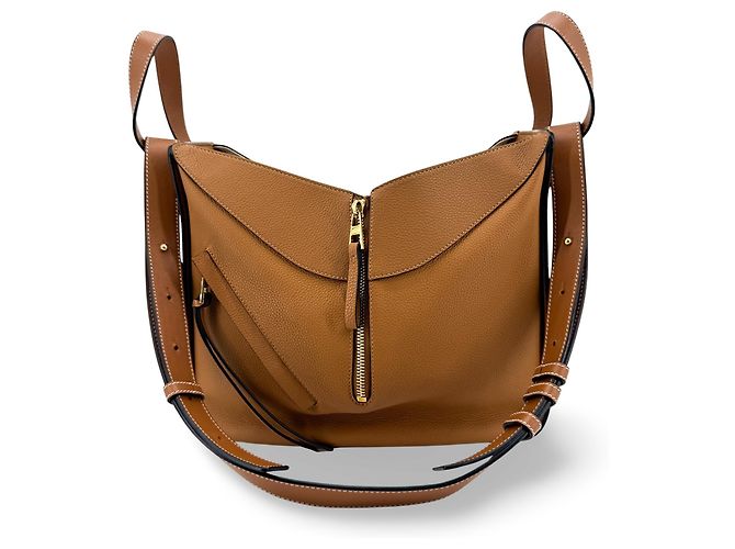 Loewe Hammock Leather Small Brown