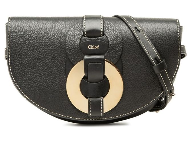 Borsa a sella Chloé Darryl Nero