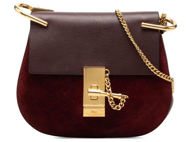 Borsa a tracolla Chloé Drew Bordò