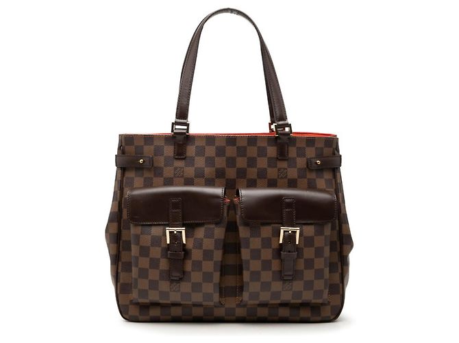 Sac à main cabas Louis Vuitton Damier Marron
