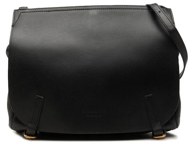 Borsa a tracolla Burberry in pelle nera Nero