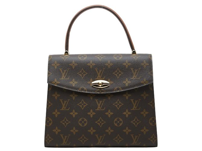 Bolsa Louis Vuitton Monogram Malesherbes Marrom