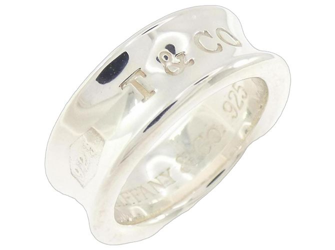 Autre Marque Anillo Banda Tiffany 1837 en Plata