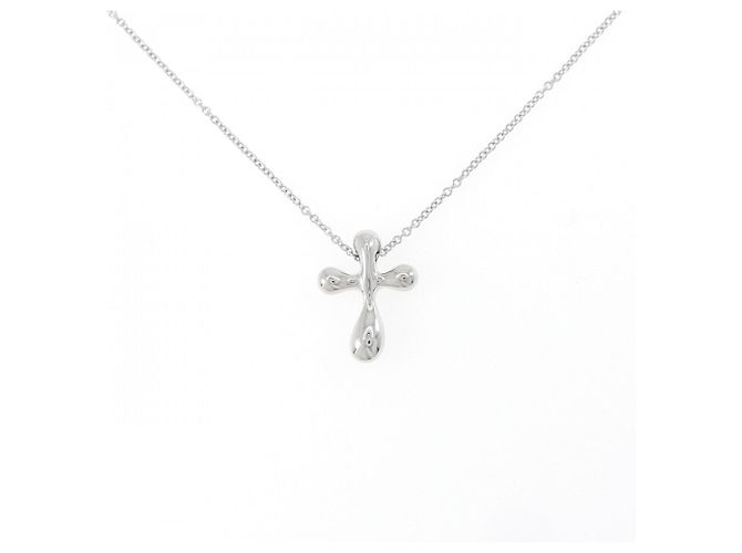Autre Marque Tiffany Small Cross Halskette