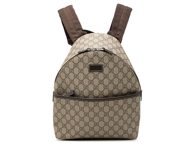 Gucci GG Supreme Children's Backpack Brown Beige